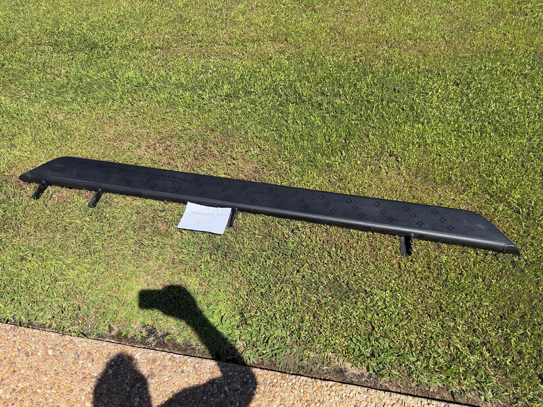 Rivian R1T R1S FS: Driver Side Team 1EV RMaxx Lightweight Aluminum Running Board IMG_3860