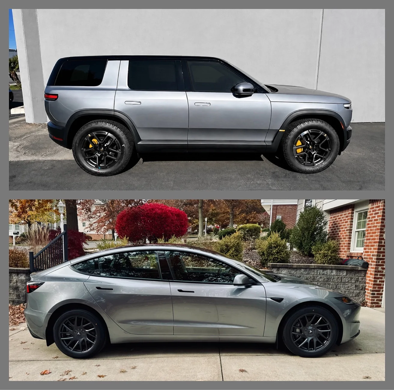 Rivian R1T R1S Esker Silver Paint Sample Closeup Photos IMG_2189