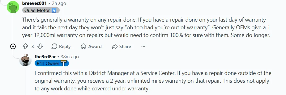 Rivian R1T R1S Xcare vs RivianCare (Now available in 48 States) 1786030193863-ti