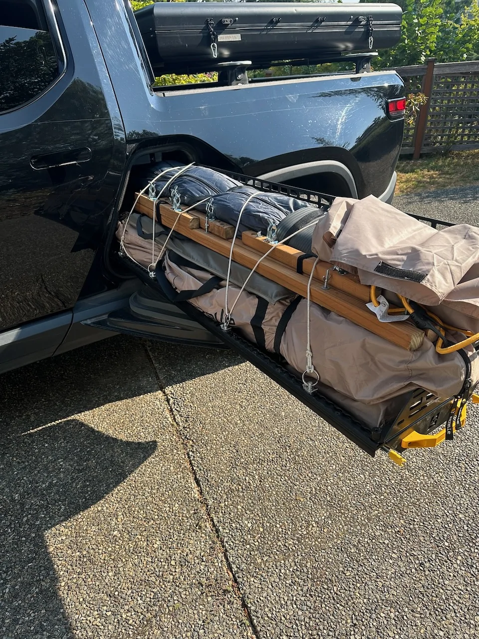 Rivian R1T R1S What Are You Hauling (or Hauled) in your Rivian? 🦾 GampingGearInTunnel