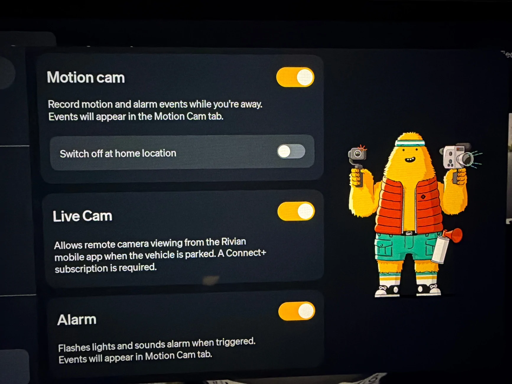 Rivian R1T R1S What does Gear Guard “Alarm” do and how does it activate? imag