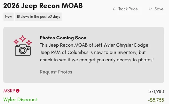 Rivian R1T R1S New Rival: 2026 Jeep Recon EV revealed. $65,000, 250 miles range, 0-60 3.6s 1786205542600-cr