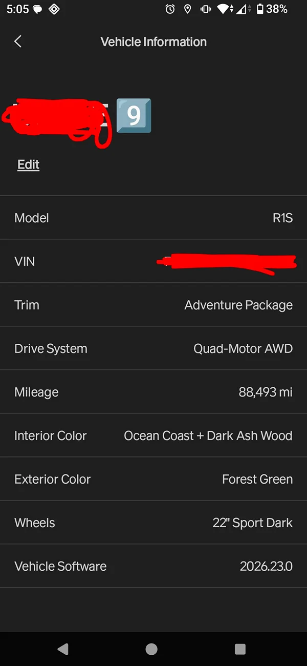 Rivian R1T R1S How Many Miles Are on Your Rivian? Show Us & Win a Gift from BestEvMod! 🎁 Screenshot_20260810-170537~2