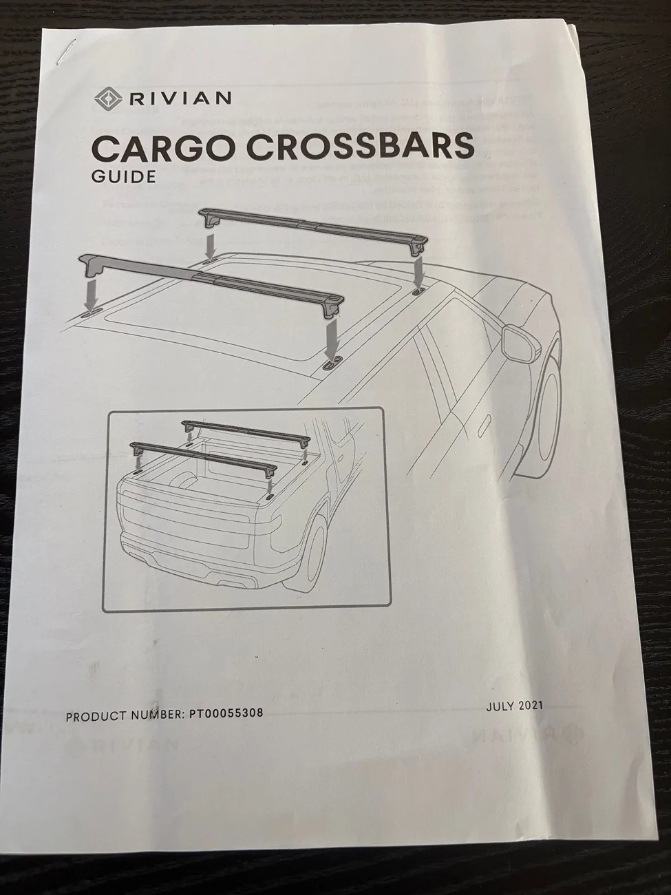 Rivian R1T R1S Rivian R1 Cargo Crossbars IMG_0624