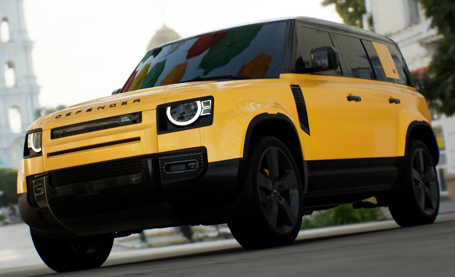 Rivian R1T R1S Yellow paint accents to Launch Green R2 3M-2080-GLOSS-SUNFLOWER-YELLOW_0001_Angle1