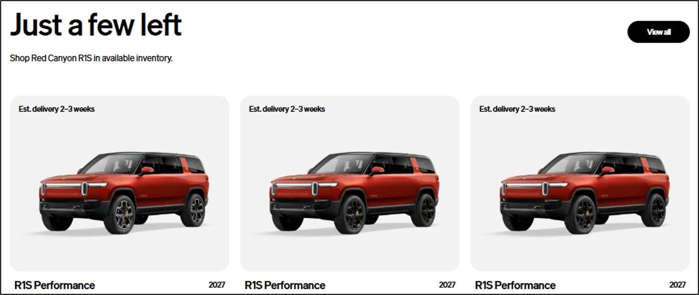 Rivian R1T R1S Red Canyon endangered again? 1786662137208-yu