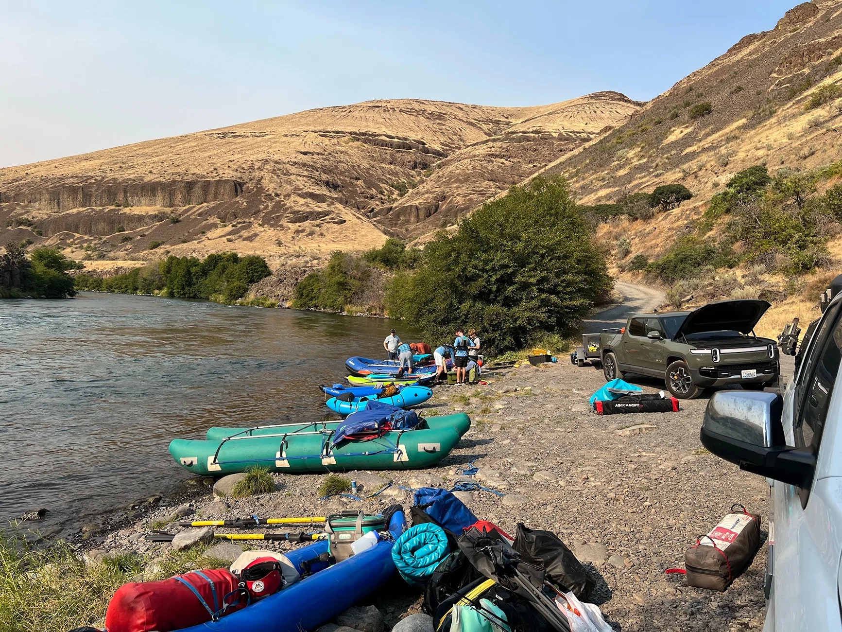 Rivian R1T R1S Multi-day River Rafting Trip w/ R1T Report IMG_1448