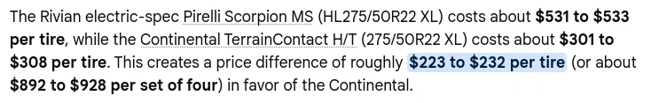 Rivian R1T R1S New California law regarding replacement tires [ADMIN WARNING: NO POLITICS] 1787059271345-kz