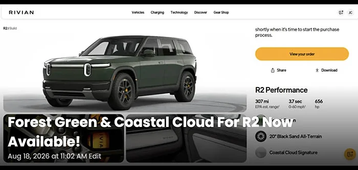 Rivian R1T R1S R2 Wait List position? Screenshot 2026-08-18 at 11.24.26 AM