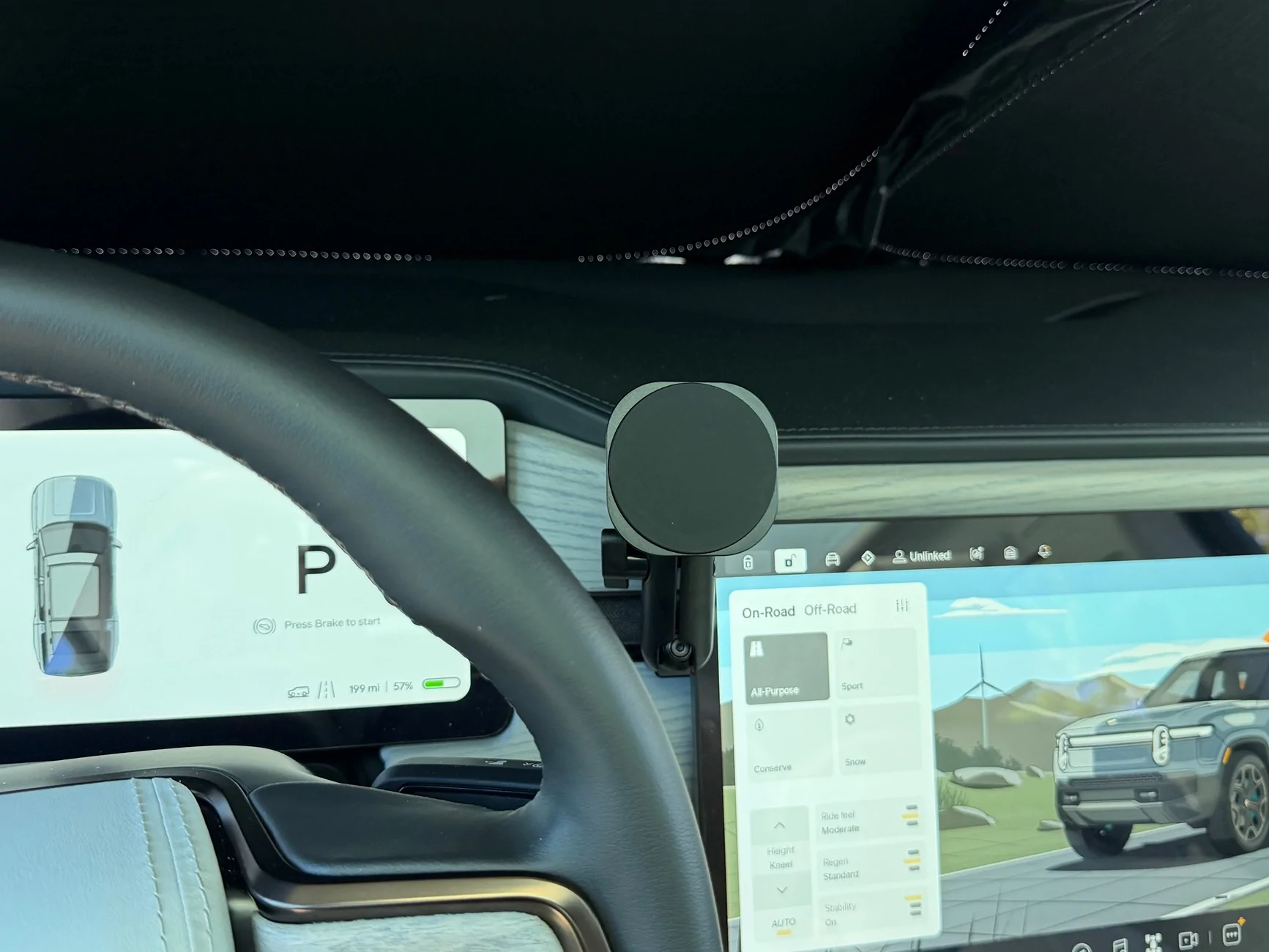 Rivian R1T R1S R1S Phone Mount Recommendations? IMG_9383
