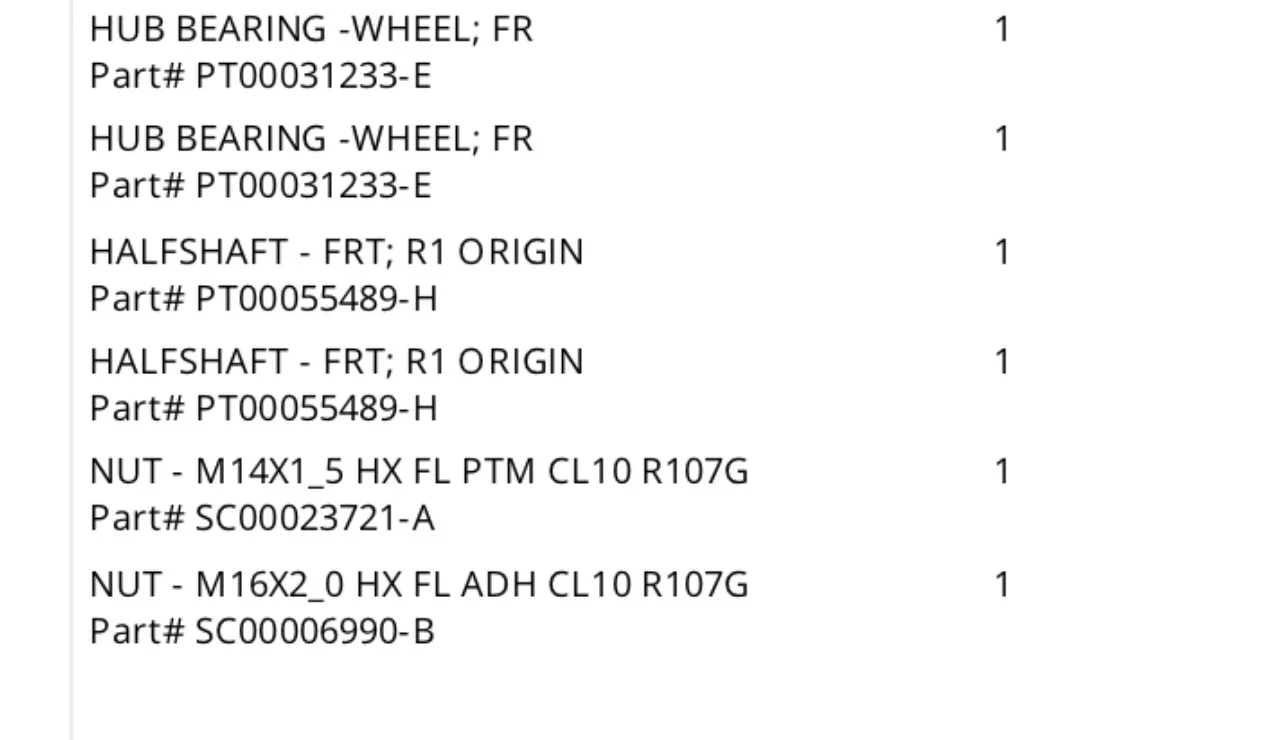 Rivian R1T R1S Half Shaft replacement- is this normal? IMG_5470
