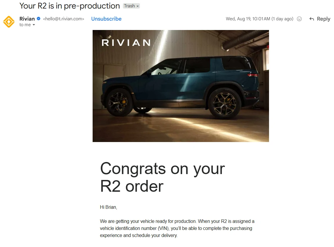 Rivian R1T R1S COASTAL CLOUD + CATALINA COVE ORDERED... 1787288372356-rq