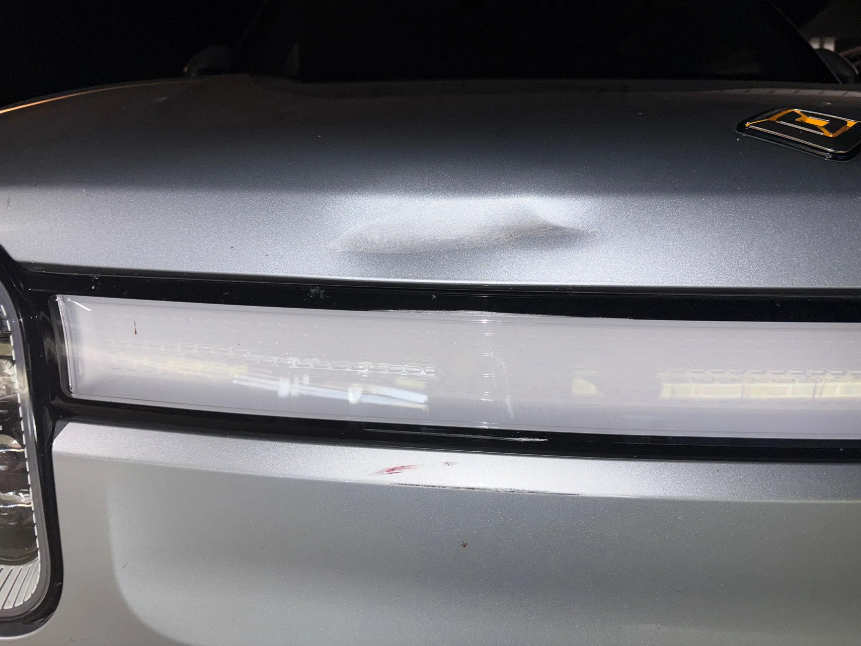 Rivian R1T R1S Parking lot accident IMG_0497
