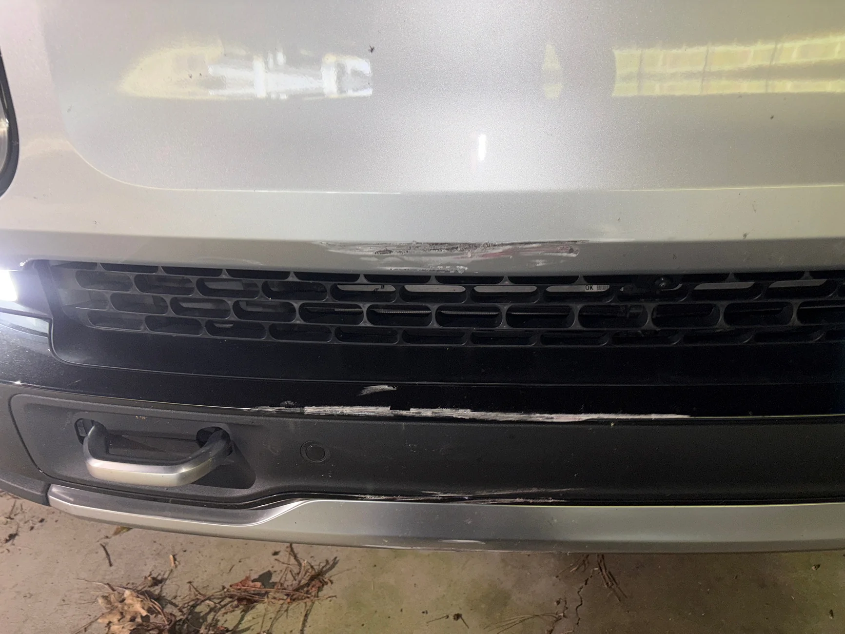 Rivian R1T R1S Parking lot accident IMG_0498