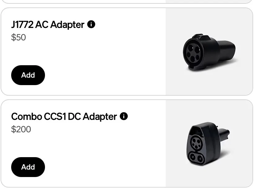 Rivian R1T R1S Adapter info: for CCS superchargers IMG_4791