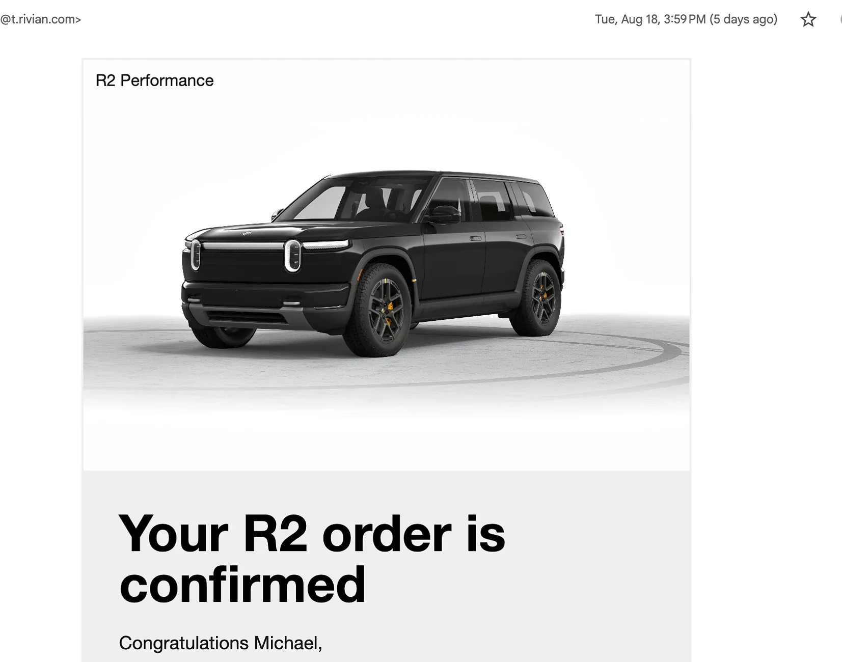 Rivian R1T R1S My R2 Coastal Interior real, live, in the flesh! (in Midnight R2) Screenshot 2026-08-23 at 8.42.34 AM