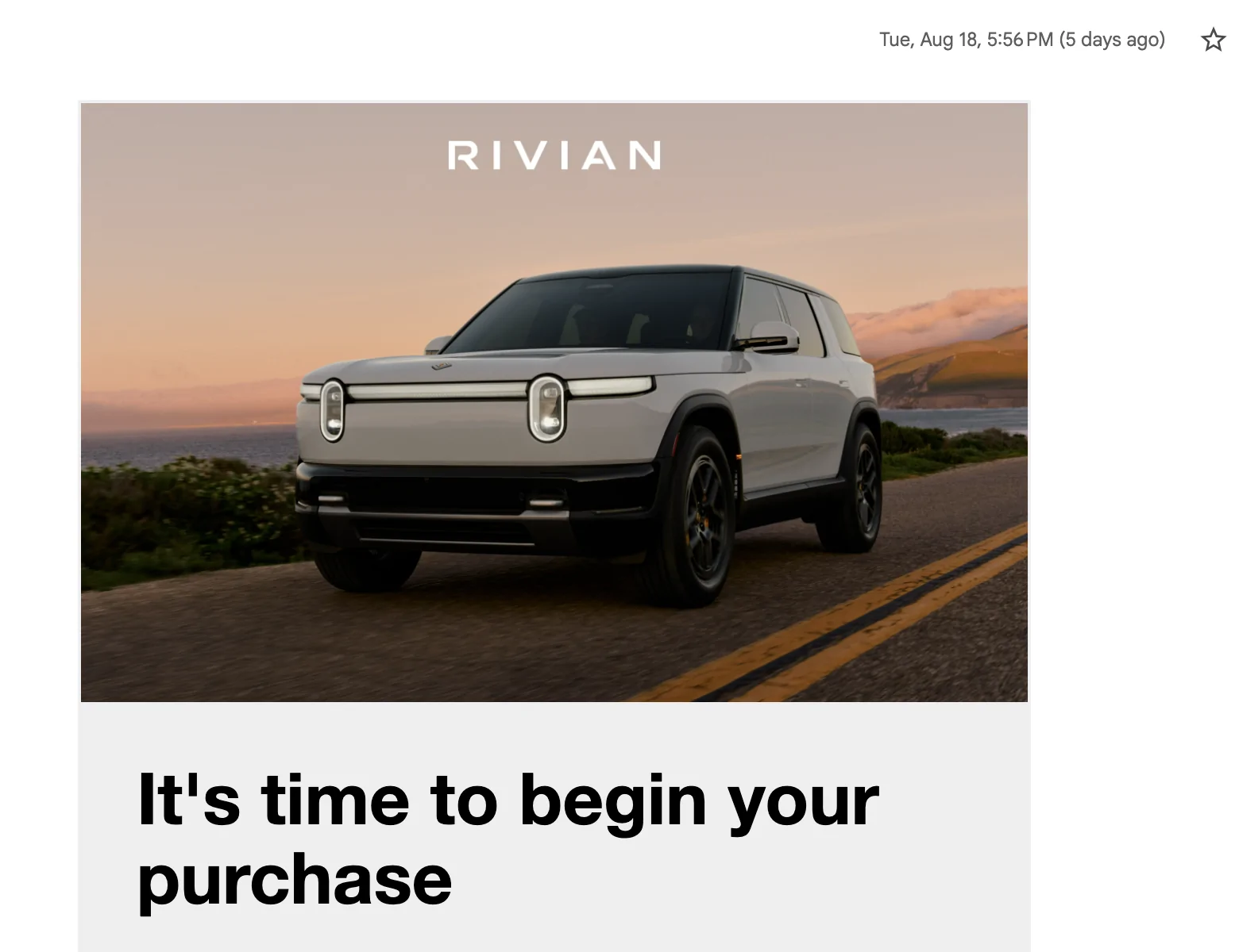 Rivian R1T R1S My R2 Coastal Interior real, live, in the flesh! (in Midnight R2) Screenshot 2026-08-23 at 8.42.39 AM