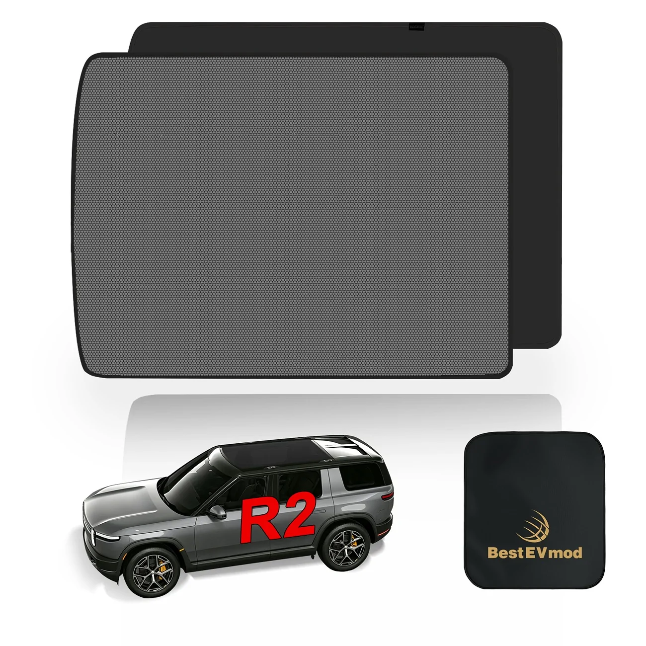 Rivian R1T R1S BestEvMod Roof Sunshade for Rivian R2 🚨 1.5