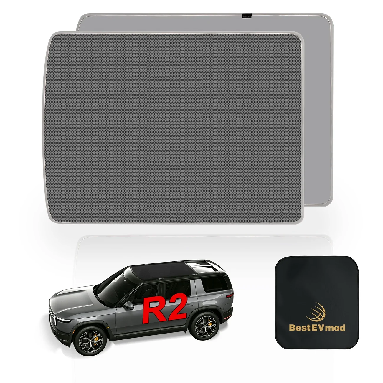 Rivian R1T R1S BestEvMod Roof Sunshade for Rivian R2 🚨 1.2