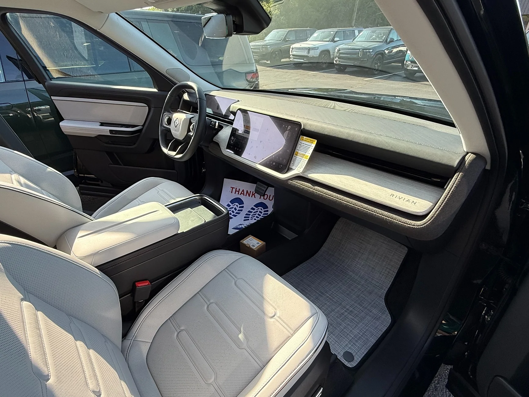Rivian Photos Posted! Midnight R2 / Coastal Cloud / 20" AT Delivered {filename}