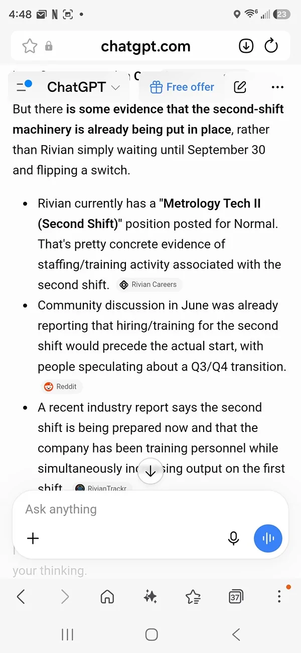 Rivian R1T R1S LE R2 No More Backlog Screenshot_20260827_164828_Samsung Browser