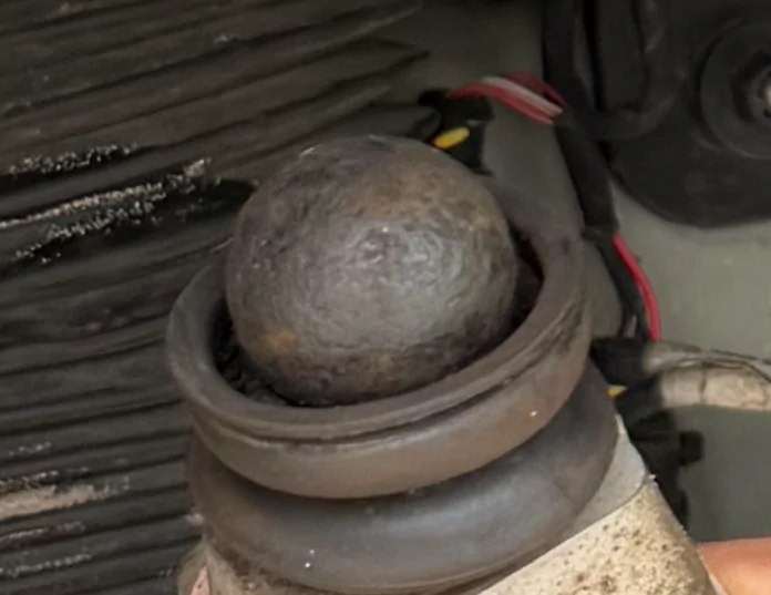 Rivian R1T R1S 2023 R1S Front Upper Ball Joint Separated at ~63K — XCare Denied Claim for Water/Corrosion. IMG_3176