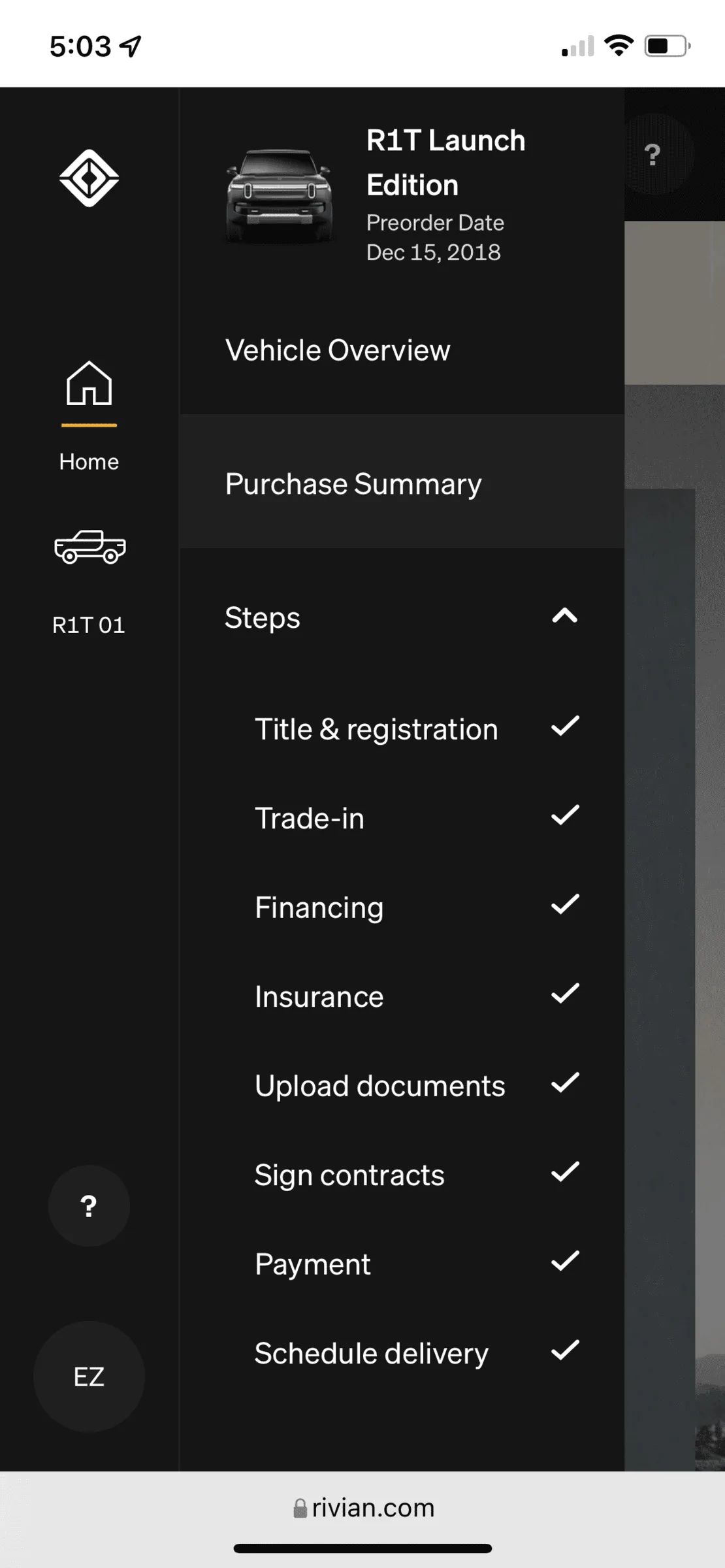 Rivian R1T R1S Any "March-April" delivery people contacted? 8C6AC526-B5CA-41B9-AB64-ADE0A2CE0A29
