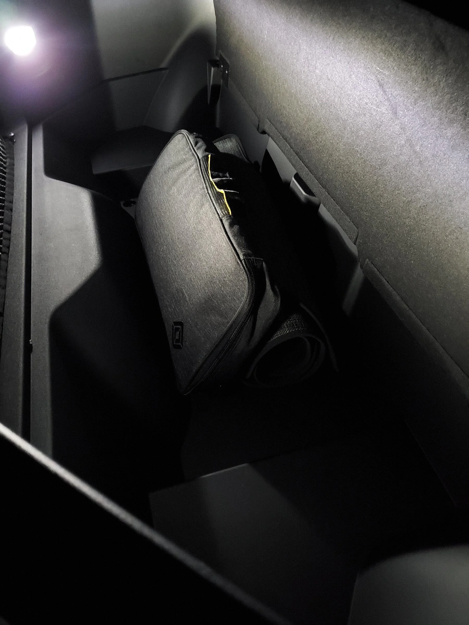 Rivian R1T R1S Rivian Mystery Box showed up today, it's Accessories! Field Kit + Rubber Floor Mats 20220325_195720