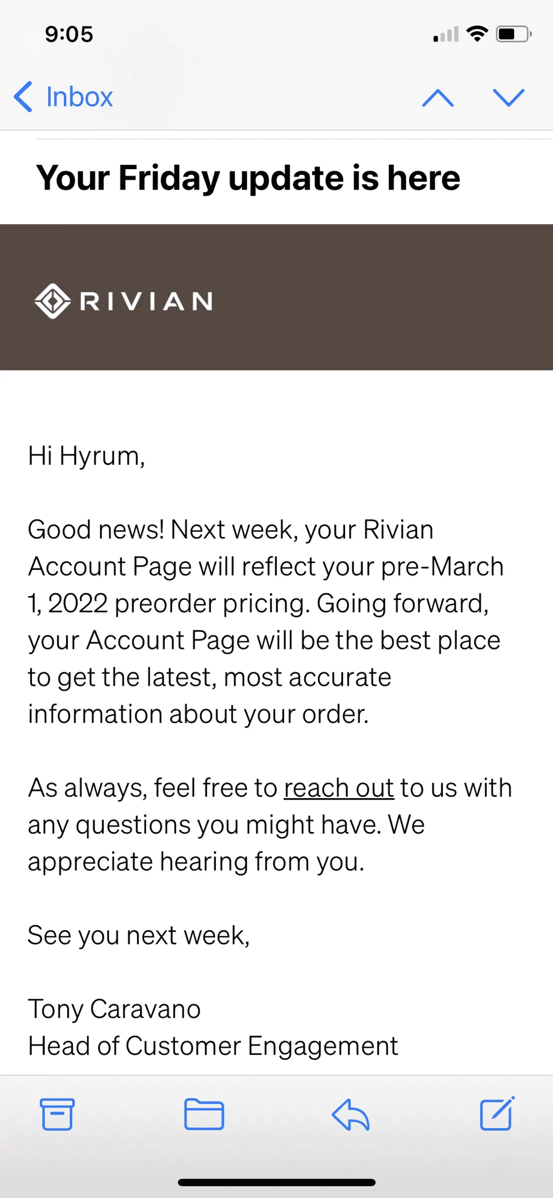 Rivian R1T R1S Your Friday update is here CA99D528-CFFF-4E51-A832-88292AD45526