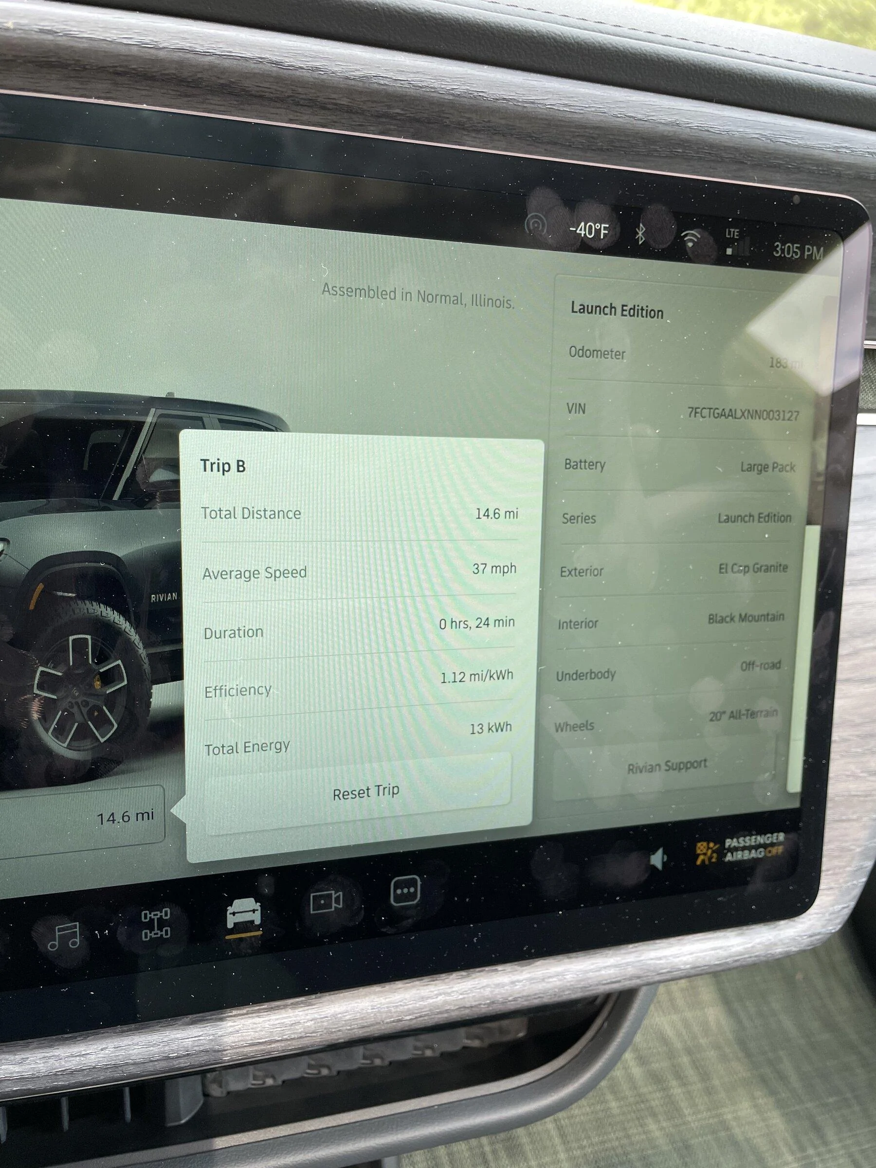 Rivian R1T R1S Enclosed Utility / Motorcycle Trailer Towing -- 15 mile test run today 79D73899-1986-49AD-9FA7-9EBC26C849AF