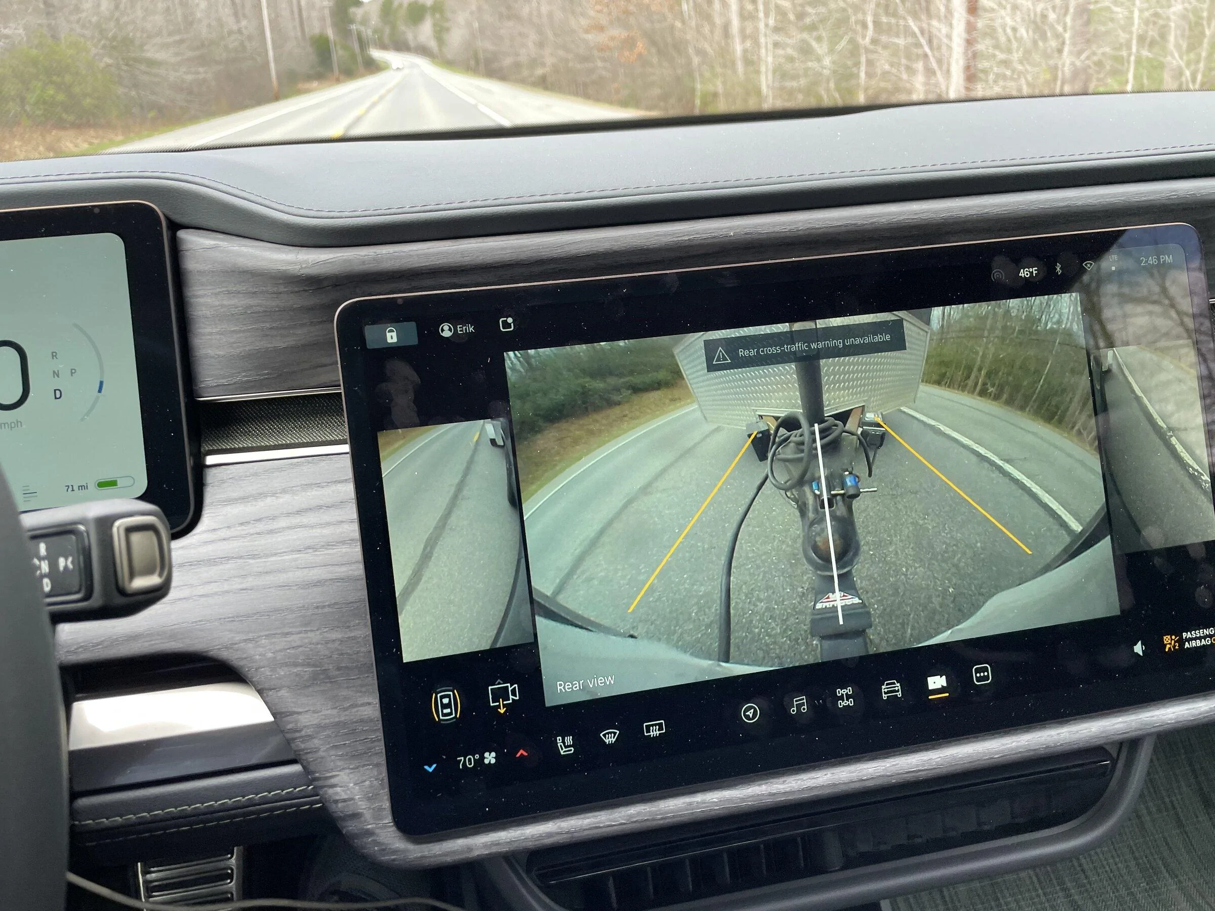 Rivian R1T R1S Enclosed Utility / Motorcycle Trailer Towing -- 15 mile test run today F93A1E84-FAAF-42BC-A185-A0EE7329E98C