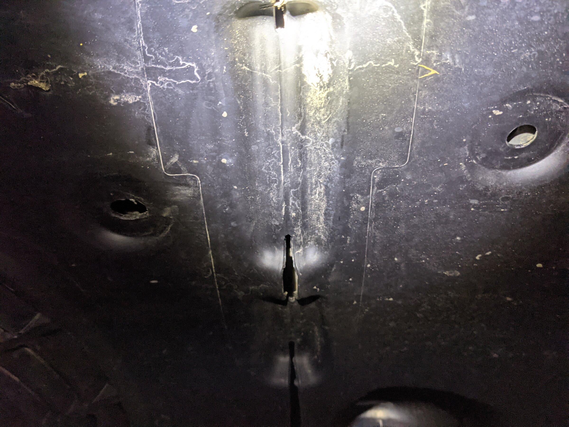 Rivian R1T R1S Wheel well fasteners bumped and lost PXL_20220329_022725384