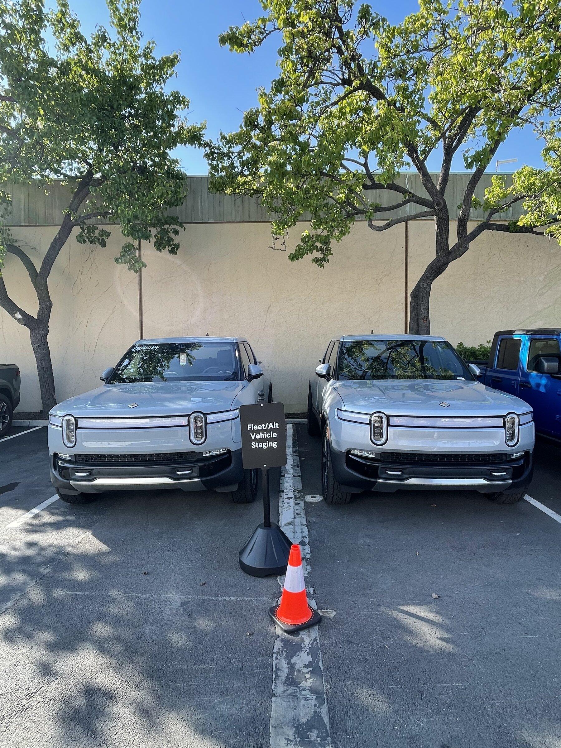 Rivian R1T R1S Limestone. It's real. Official from Rivian 9D04907A-4D60-4668-94B7-ABC8F14CB4CA
