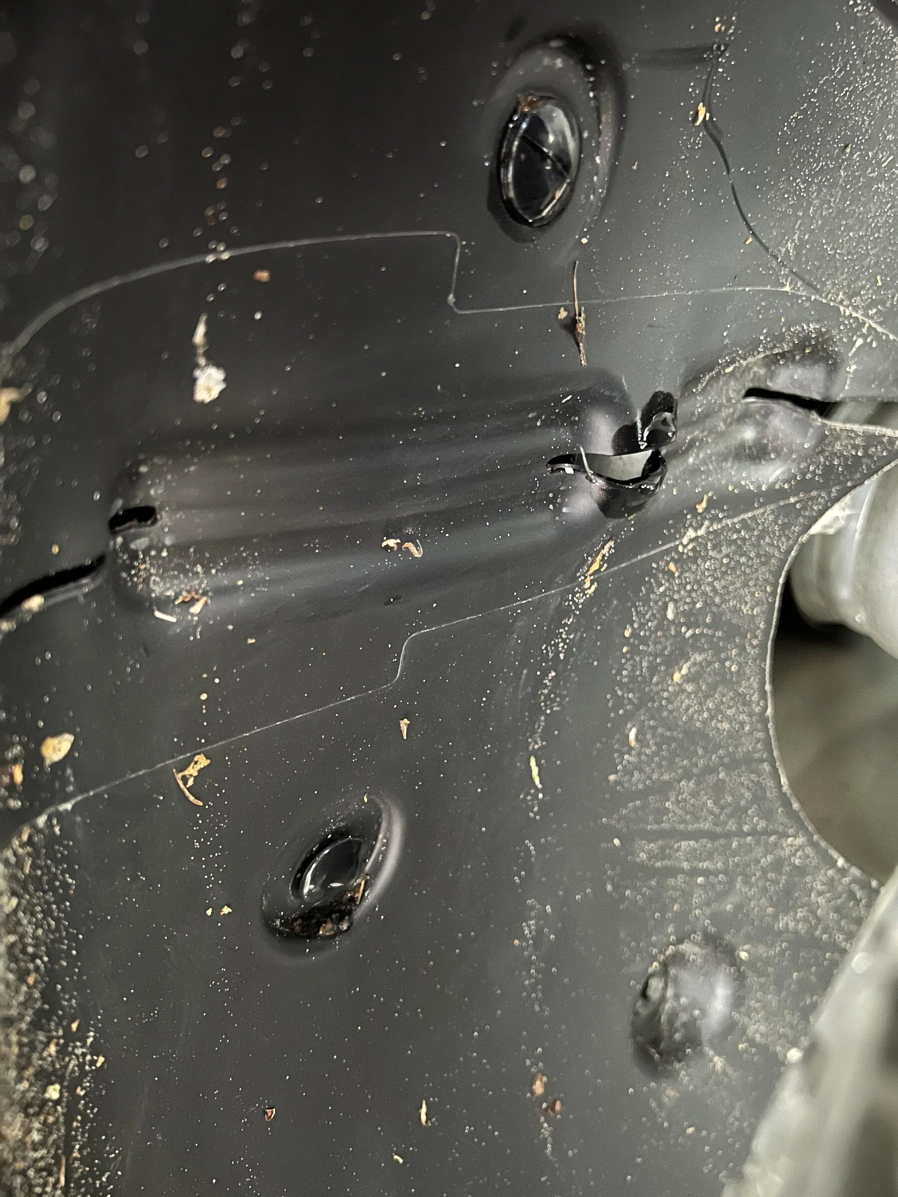 Rivian R1T R1S Wheel well fasteners bumped and lost C178B6F7-71B9-479A-A368-DF3C97F42E3D