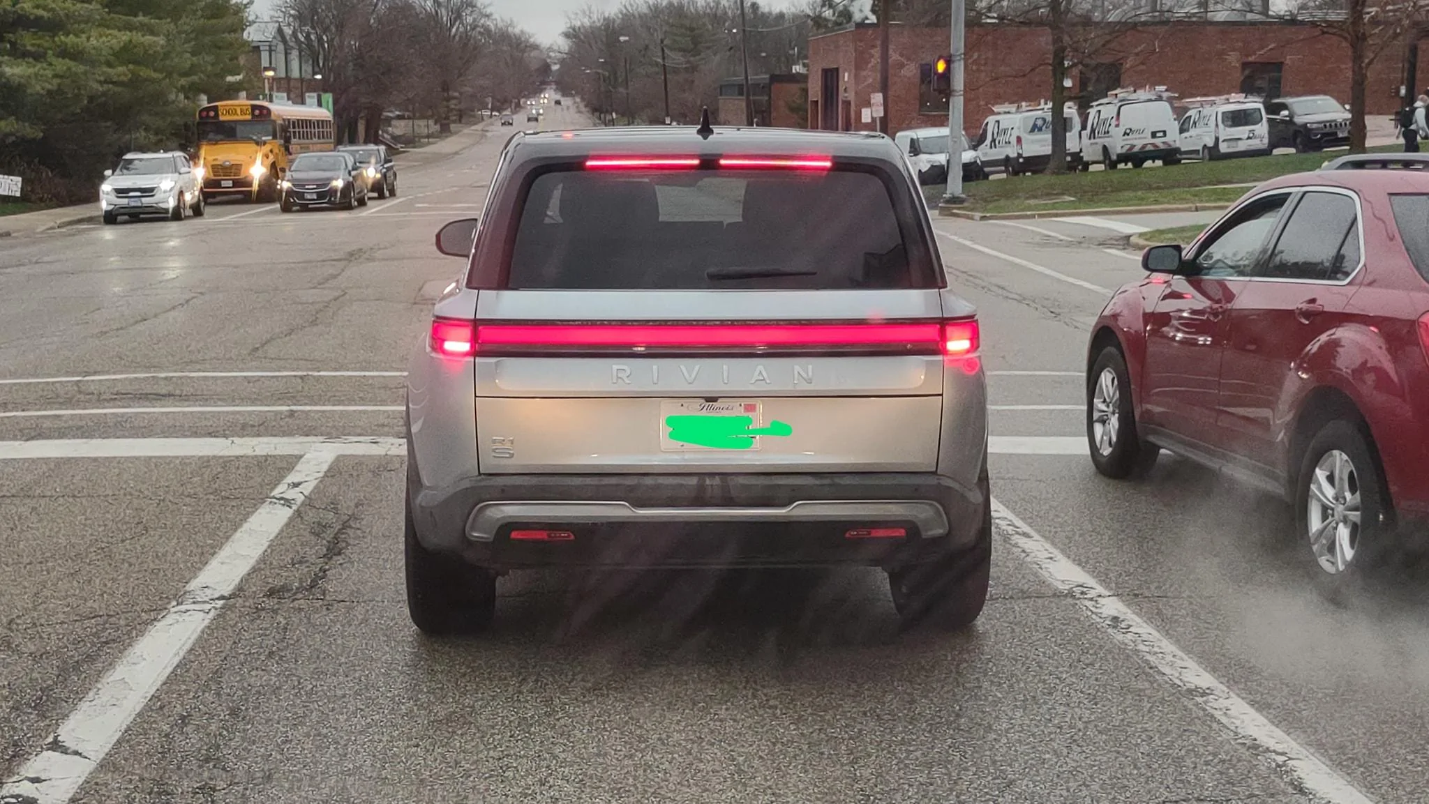 Rivian R1T R1S LA SILVER Rivian Photos Rivian R1S LA Silver Color