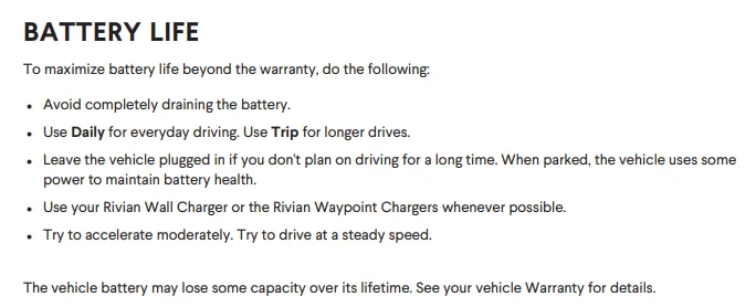 Rivian R1T R1S Is 70% the best charge limit? 1648825858292