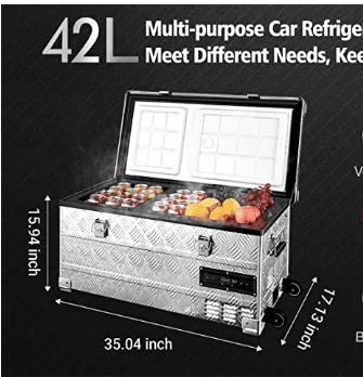 Rivian R1T R1S PORTABLE REFRIGERATORS for Rivians -- 12V or 110V?? 1648831475327