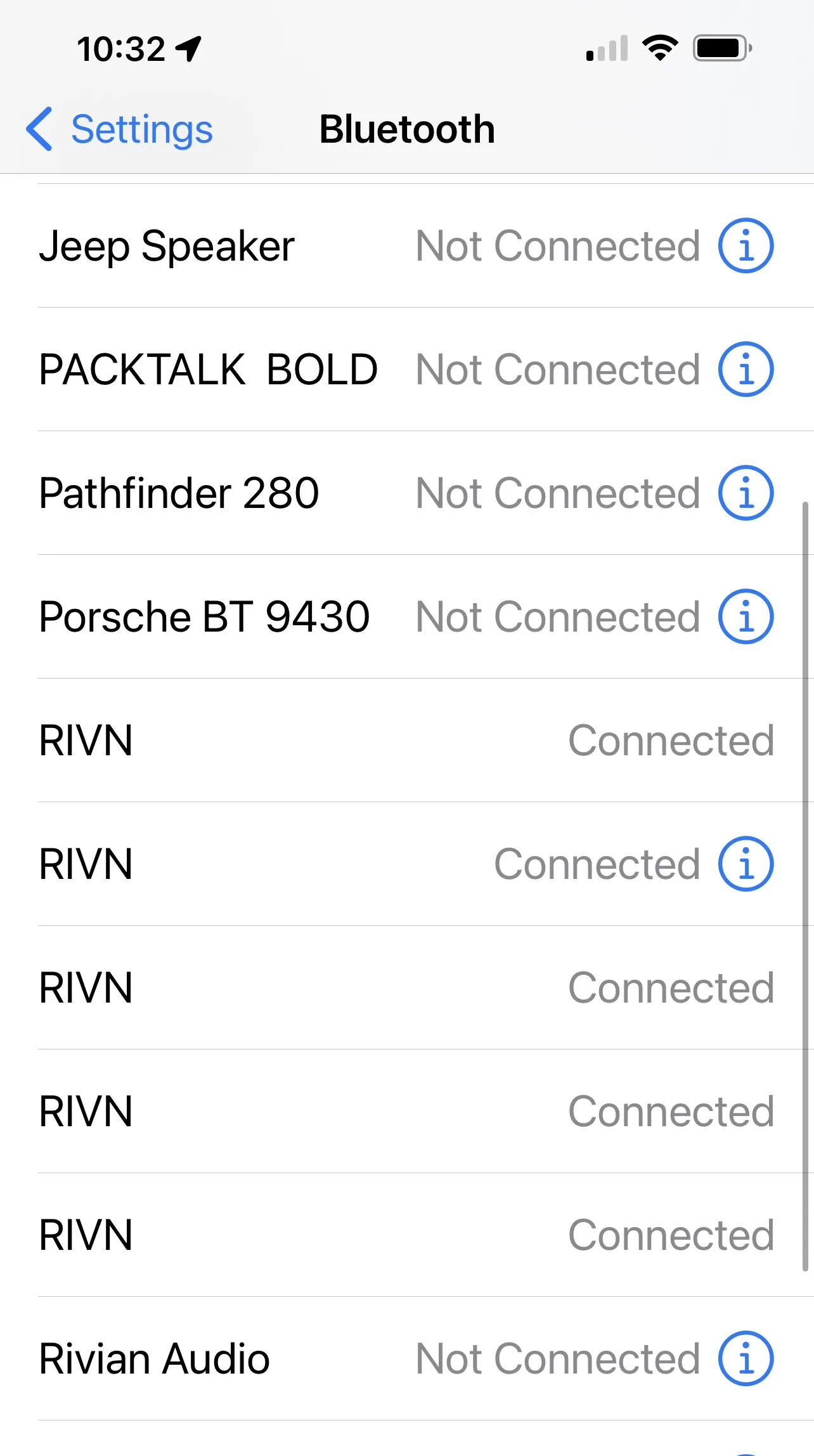 Rivian R1T R1S Holy Bluetooth profiles batman! IMG-4331