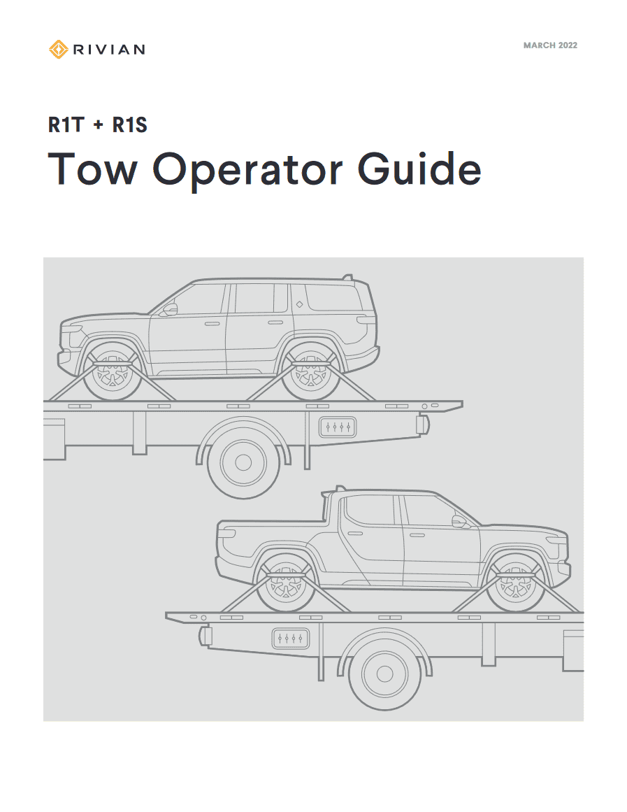 Rivian R1T R1S [Official] MARCH 2022 R1T + R1S Tow Operator Guide & Troubleshooting 1649093318766