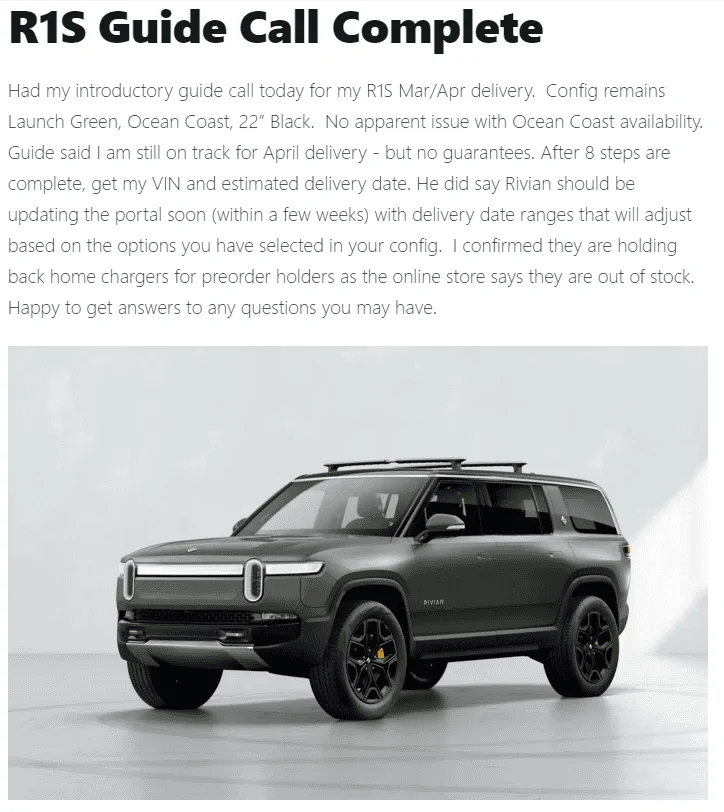 Rivian R1T R1S How many 2018 preorder holders are still waiting? 1649178189161