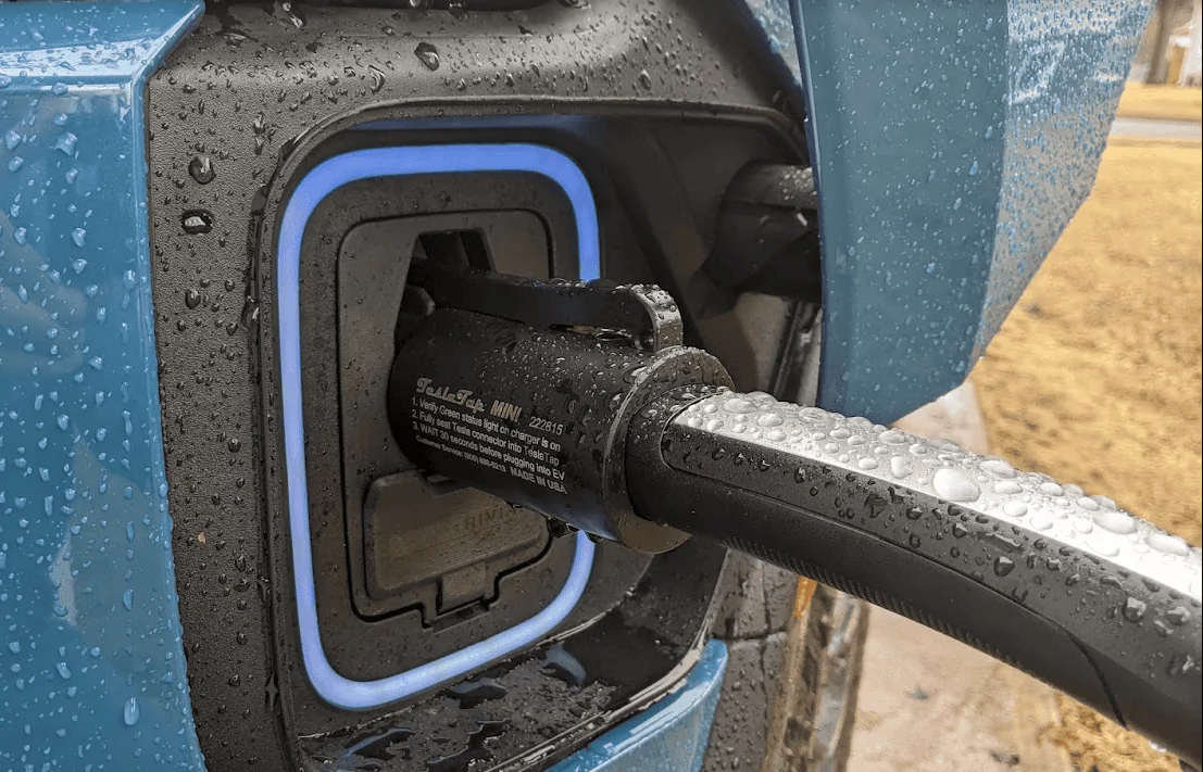 Rivian R1T R1S Finding a Hotel with a Charger 1649261462405
