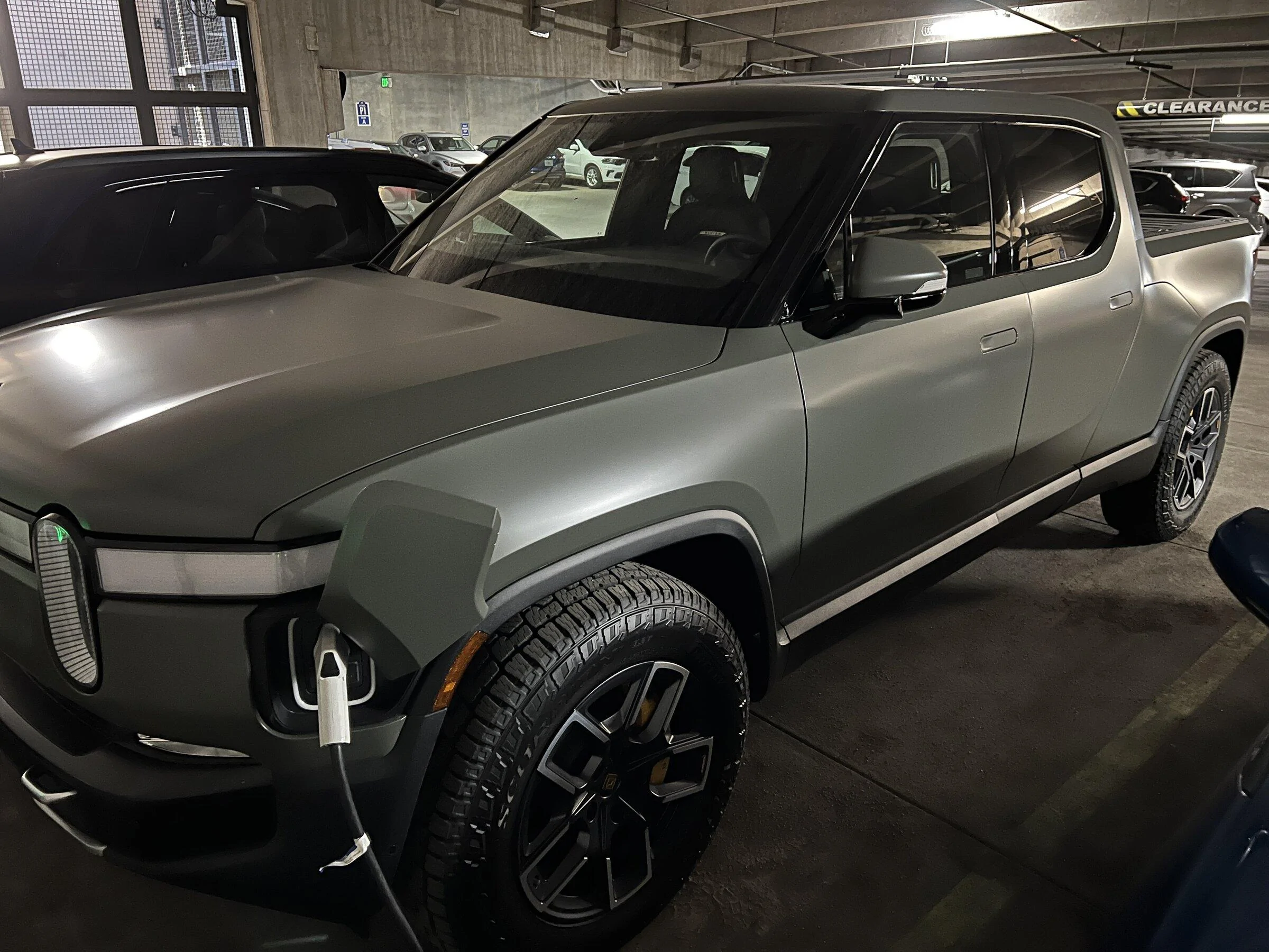 Rivian R1T R1S Matte Wrapped Launch Green R1T DC6467A6-81C3-46E9-A092-1AE549779E1D