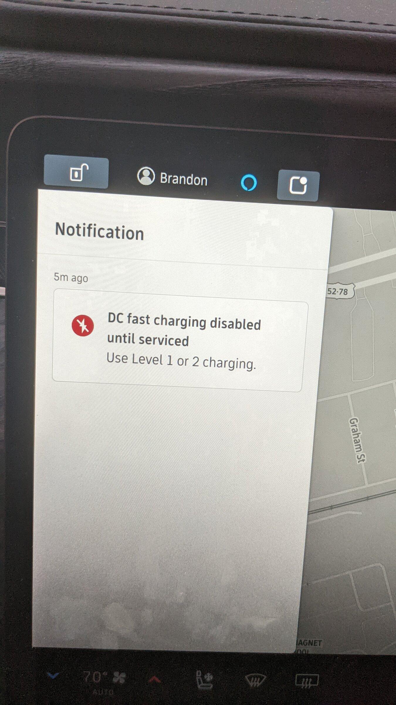 Rivian R1T R1S DC Fast Charging Disabled until Serviced PXL_20220406_213426481