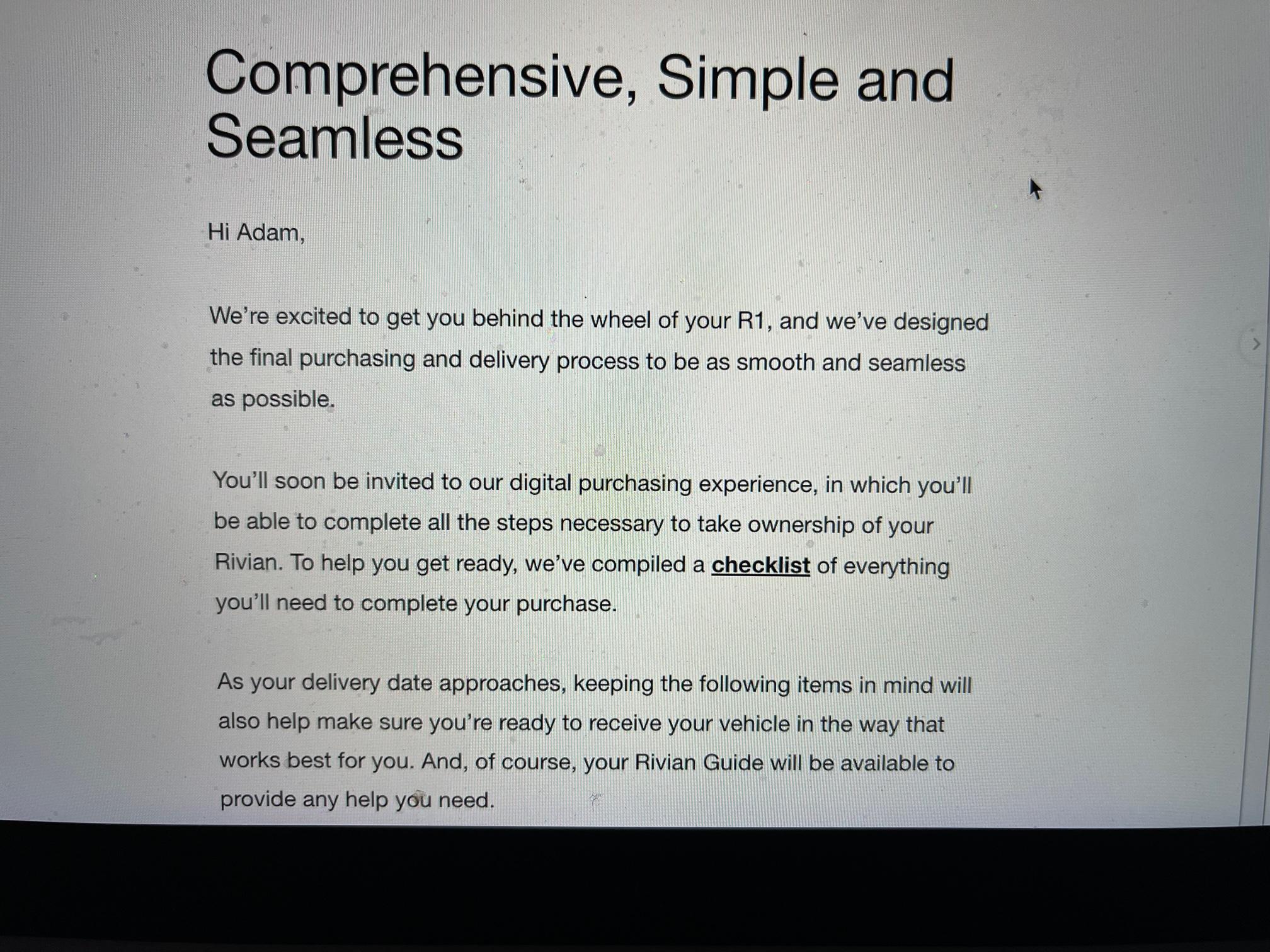 Rivian R1T R1S was this sent to everyone, or is it time to get excited? IMG_1070