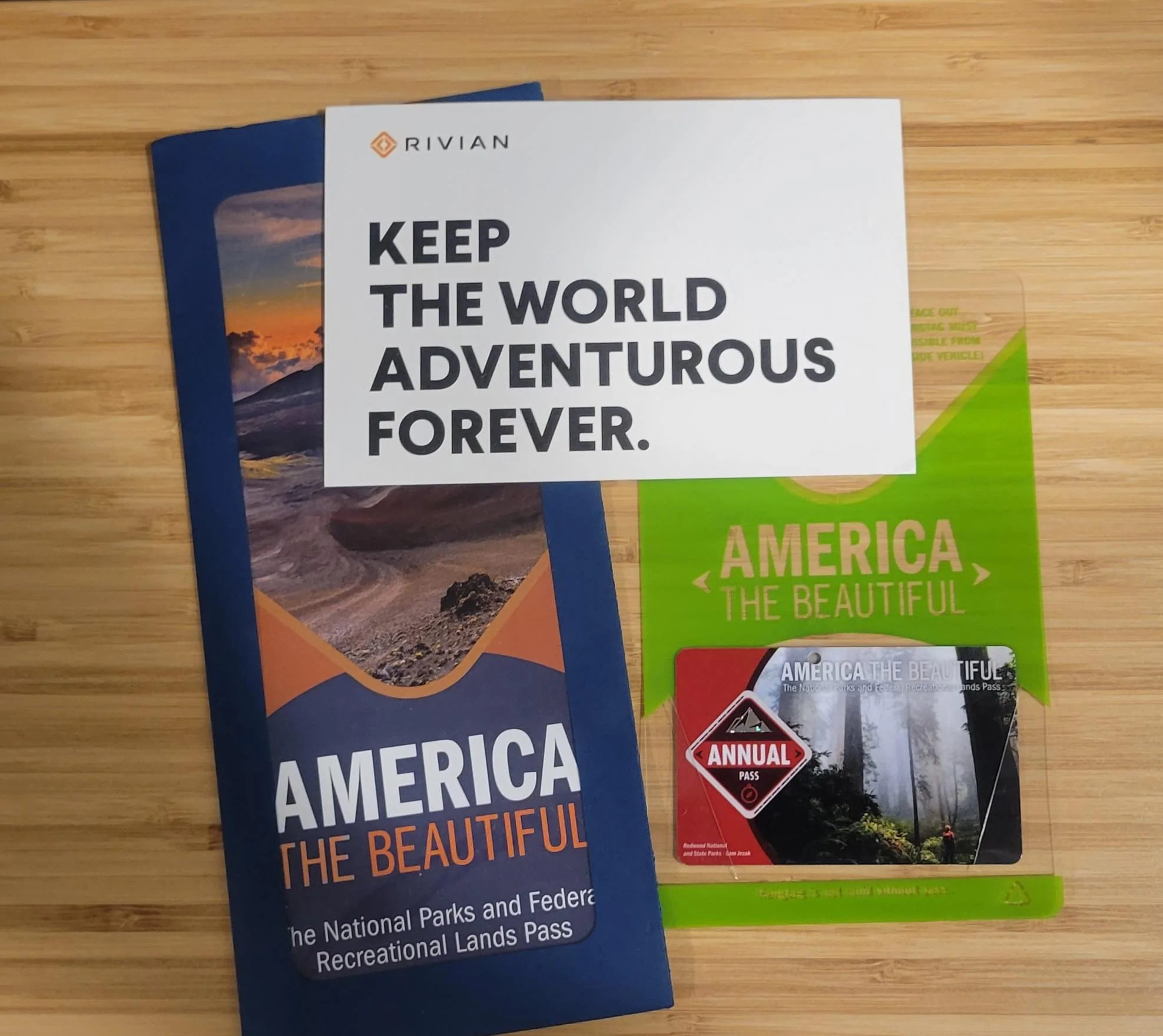 Rivian R1T R1S Rivian Gift - America the Beautiful National Parks Pass 20220407_230914