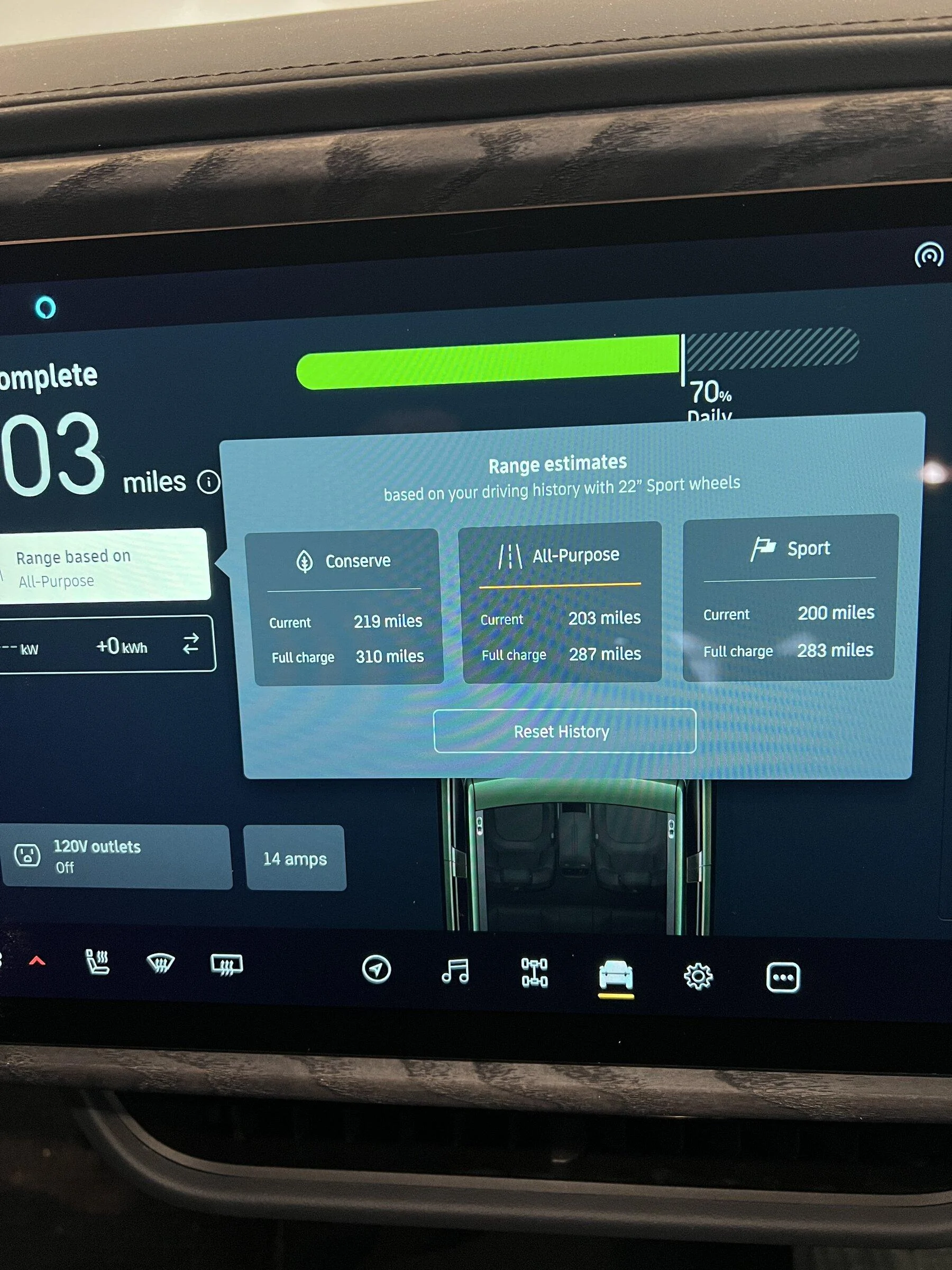 Rivian R1T R1S Range Estimates Menu 20220401_160919094_iOS