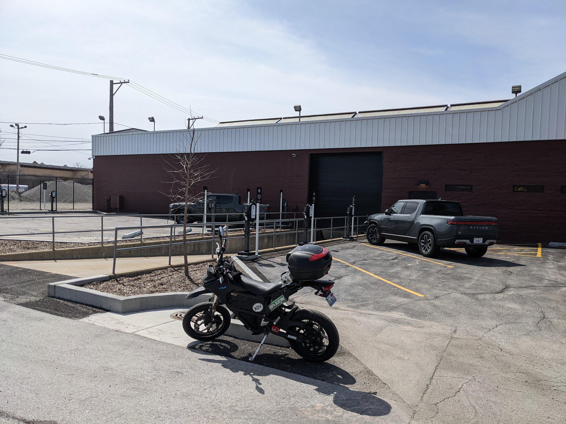 Rivian R1T R1S Chicago Rivian Sales Location Under Construction PXL_20220410_185315679