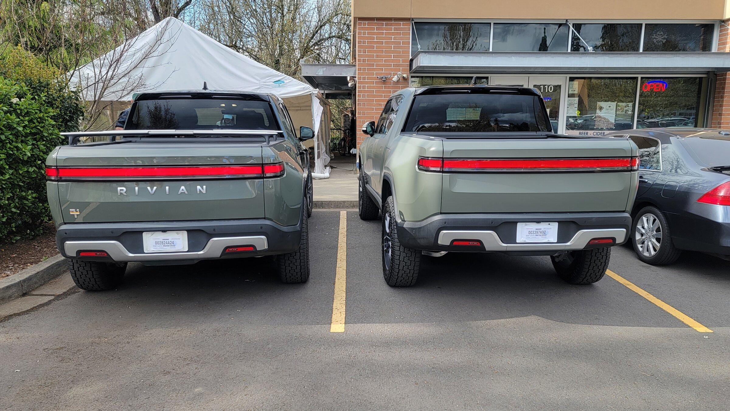 Rivian R1T R1S Sneak peek Xpel Stealth PPF Wrapped Launch Green R1T 20220408_163605