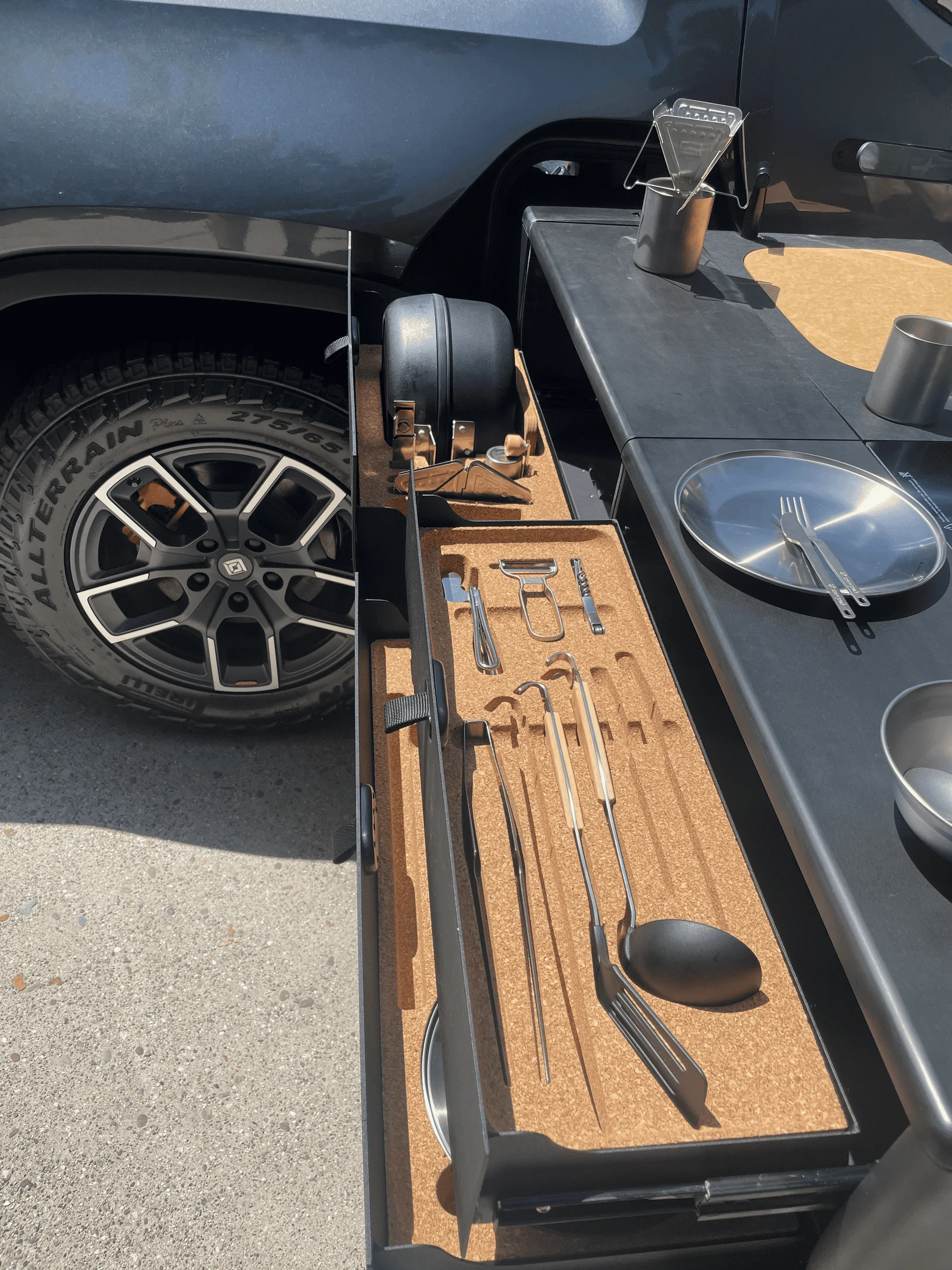 Rivian R1T R1S Camp Kitchen Out in the Open in Venice IMG_0826