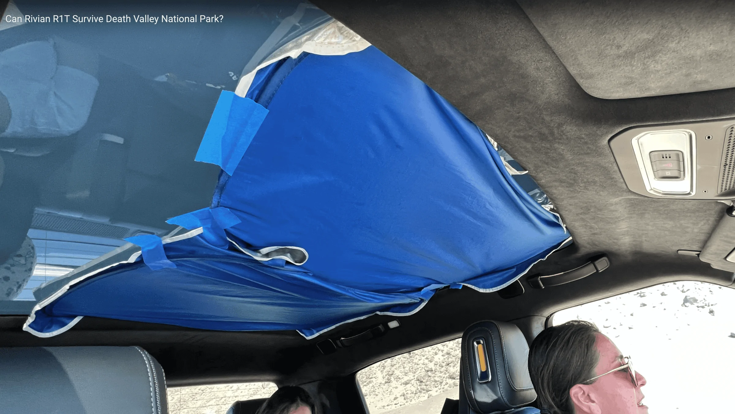 Rivian R1T R1S Glass roof UV reduction efficiency measured (@ First Mile Dallas) Screen Shot 2022-04-11 at 1.00.50 PM